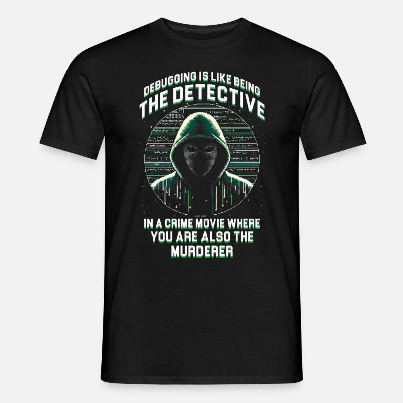 Penetrationstester Penetration Tester Debugging - Männer T-Shirt - Schwarz