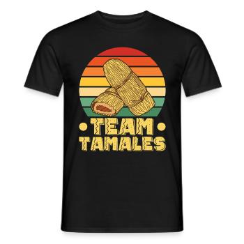 Tamale Mexikanisches Essen Tamale Liebhaber - Männer T-Shirt - Schwarz - Vorne - AI Model Male 178 light (178cm)