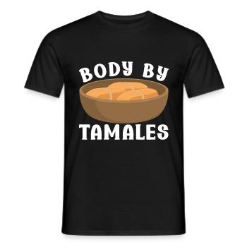 Tamale Cuisine mexicaine Tamale Lover - T-shirt homme - noir - Devant - AI Model Male 178 light (178cm)