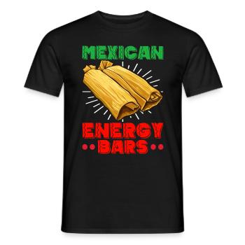 Tamale Cuisine mexicaine Tamale Lover - T-shirt homme - noir - Devant - AI Model Male 178 light (178cm)