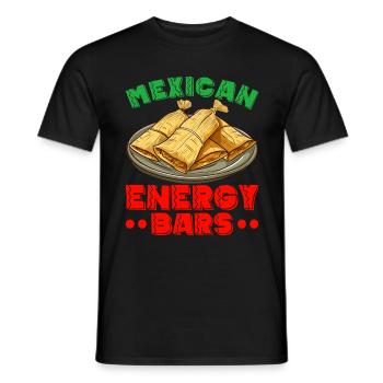 Tamale Mexikanisches Essen Tamale Liebhaber - Männer T-Shirt - Schwarz - Vorne - AI Model Male 178 light (178cm)