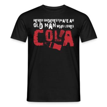 Cola Joke Lemonade Soft Drinks - Men's T-Shirt - black - Front - AI Model Male 178 light (178cm)