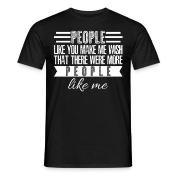 Misanthrope Grumpy Misanthropist - Männer T-Shirt - Schwarz - Vorne - AI Model Male 178 light (178cm)