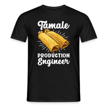 Tamale Mexikanisches Essen Tamale Liebhaber - Männer T-Shirt - Schwarz - Vorne - AI Model Male 178 light (178cm)