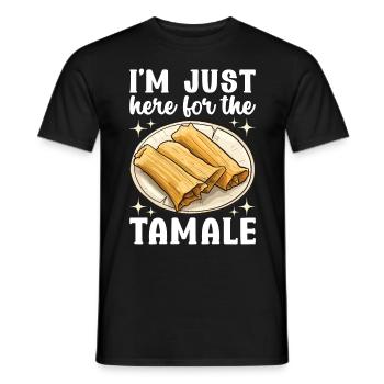Tamale Cuisine mexicaine Tamale Lover - T-shirt homme - noir - Devant - AI Model Male 178 light (178cm)