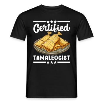 Tamale Mexikanisches Essen Tamale Liebhaber - Männer T-Shirt - Schwarz - Vorne - AI Model Male 178 light (178cm)