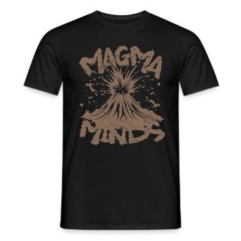 Géologie Géologue Géosciences Magma Minds - T-shirt homme - noir - Devant - AI Model Male 178 light (178cm)
