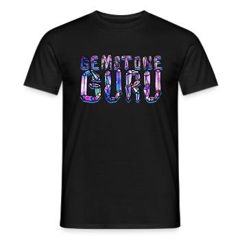 Géologie Géologue Géosciences Gourou des pierres précieuses - T-shirt homme - noir - Devant - AI Model Male 178 light (178cm)