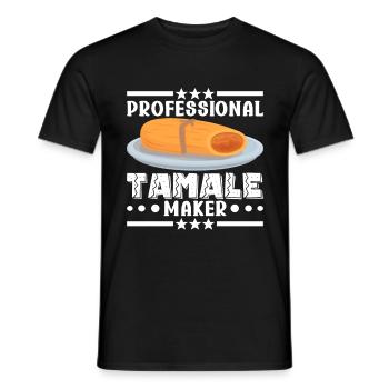 Tamale Mexikanisches Essen Tamale Liebhaber - Männer T-Shirt - Schwarz - Vorne - AI Model Male 178 light (178cm)