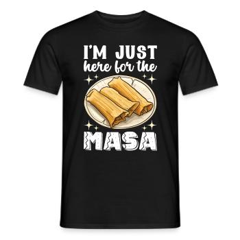Tamale Mexikanisches Essen Tamale Liebhaber - Männer T-Shirt - Schwarz - Vorne - AI Model Male 178 light (178cm)