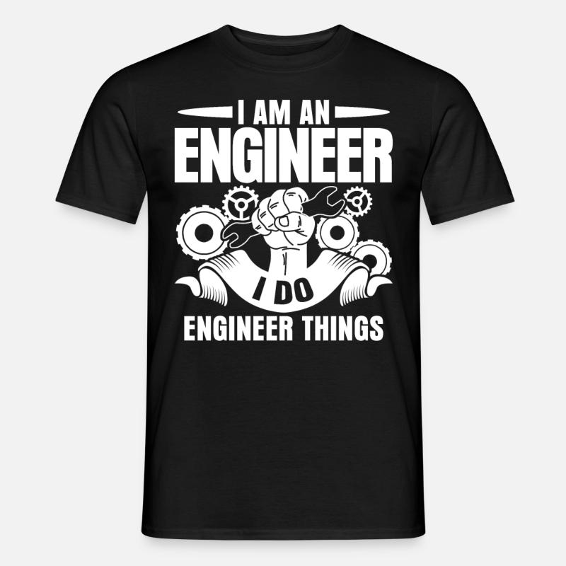 Engineer Engineering - Men’s T-shirt - black