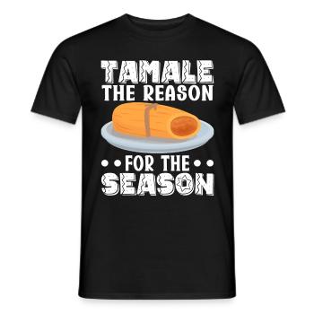 Tamale Cuisine mexicaine Tamale Lover - T-shirt homme - noir - Devant - AI Model Male 178 light (178cm)
