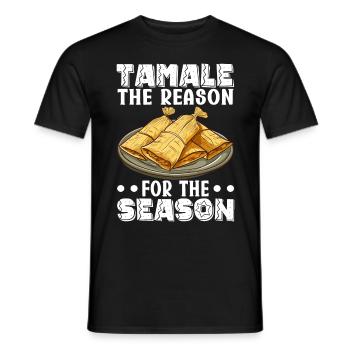 Tamale Mexikanisches Essen Tamale Liebhaber - Männer T-Shirt - Schwarz - Vorne - AI Model Male 178 light (178cm)
