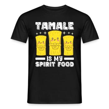 Tamale Mexikanisches Essen Tamale Liebhaber - Männer T-Shirt - Schwarz - Vorne - AI Model Male 178 light (178cm)