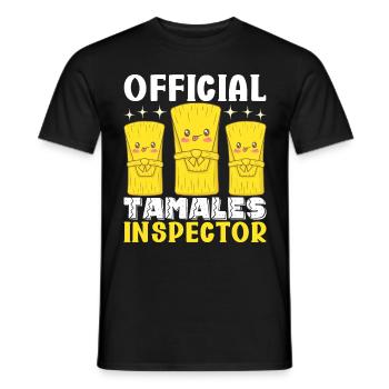 Tamale Cuisine mexicaine Tamale Lover - T-shirt homme - noir - Devant - AI Model Male 178 light (178cm)