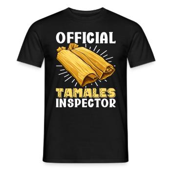 Tamale Cuisine mexicaine Tamale Lover - T-shirt homme - noir - Devant - AI Model Male 178 light (178cm)