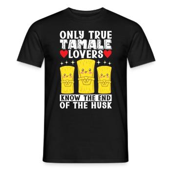 Tamale Cuisine mexicaine Tamale Lover - T-shirt homme - noir - Devant - AI Model Male 178 light (178cm)