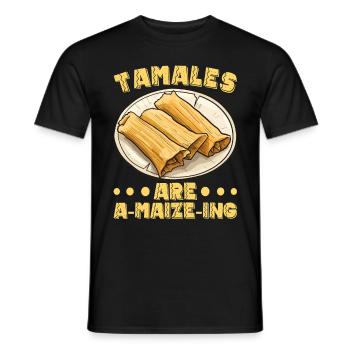 Tamale Cuisine mexicaine Tamale Lover - T-shirt homme - noir - Devant - AI Model Male 178 light (178cm)