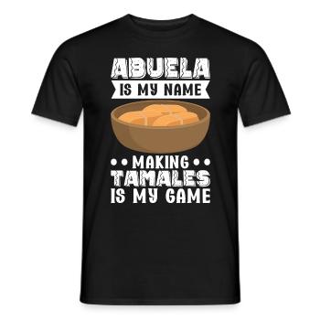 Tamale Cuisine mexicaine Tamale Lover - T-shirt homme - noir - Devant - AI Model Male 178 light (178cm)