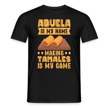 Tamale Cuisine mexicaine Tamale Lover - T-shirt homme - noir - Devant - AI Model Male 178 light (178cm)