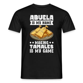 Tamale Cuisine mexicaine Tamale Lover - T-shirt homme - noir - Devant - AI Model Male 178 light (178cm)