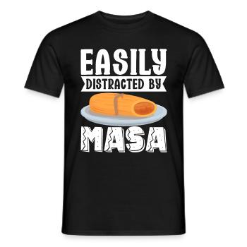 Tamale Cuisine mexicaine Tamale Lover - T-shirt homme - noir - Devant - AI Model Male 178 light (178cm)