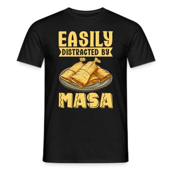 Tamale Cuisine mexicaine Tamale Lover - T-shirt homme - noir - Devant - AI Model Male 178 light (178cm)
