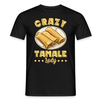 Tamale Mexikanisches Essen Tamale Liebhaber - Männer T-Shirt - Schwarz - Vorne - AI Model Male 178 light (178cm)