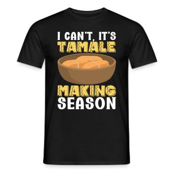 Tamale Mexikanisches Essen Tamale Liebhaber - Männer T-Shirt - Schwarz - Vorne - AI Model Male 178 light (178cm)