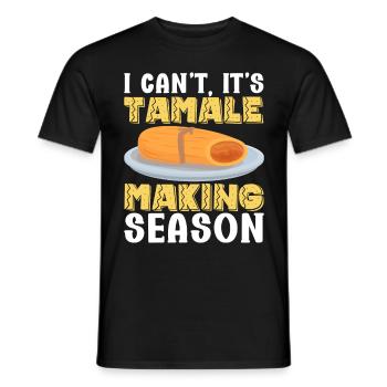 Tamale Cuisine mexicaine Tamale Lover - T-shirt homme - noir - Devant - AI Model Male 178 light (178cm)