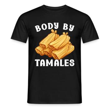 Tamale Mexikanisches Essen Tamale Liebhaber - Männer T-Shirt - Schwarz - Vorne - AI Model Male 178 light (178cm)