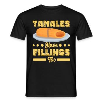 Tamale Mexikanisches Essen Tamale Liebhaber - Männer T-Shirt - Schwarz - Vorne - AI Model Male 178 light (178cm)