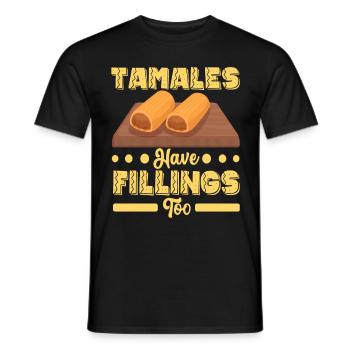 Tamale Cuisine mexicaine Tamale Lover - T-shirt homme - noir - Devant - AI Model Male 178 light (178cm)