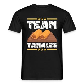 Tamale Cuisine mexicaine Tamale Lover - T-shirt homme - noir - Devant - AI Model Male 178 light (178cm)