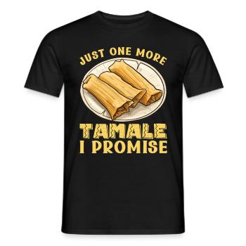 Tamale Cuisine mexicaine Tamale Lover - T-shirt homme - noir - Devant - AI Model Male 178 light (178cm)