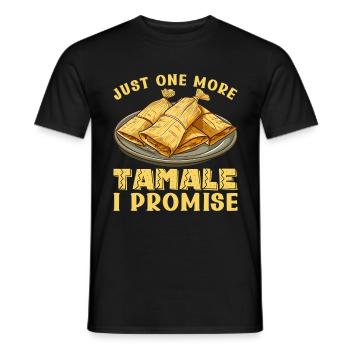 Tamale Mexikanisches Essen Tamale Liebhaber - Männer T-Shirt - Schwarz - Vorne - AI Model Male 178 light (178cm)