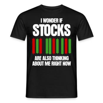 Capitalism Stocks Stock exchange Trader - Männer T-Shirt - Schwarz - Vorne - AI Model Male 178 light (178cm)