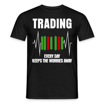 Capitalism Stocks Trader - Männer T-Shirt - Schwarz - Vorne - AI Model Male 178 light (178cm)