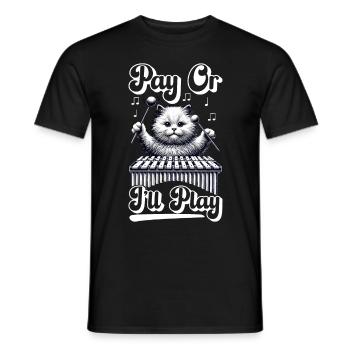 Vibraphon, vibraphoniste - T-shirt homme - noir - Devant - AI Model Male 178 light (178cm)