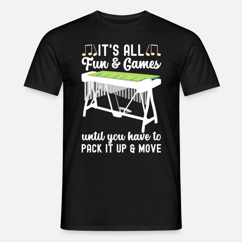 Vibraphon, vibraphonist - Men's T-shirt - black