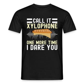 Vibraphon Vibraphonist - Männer T-Shirt - Schwarz - Vorne - AI Model Male 178 light (178cm)