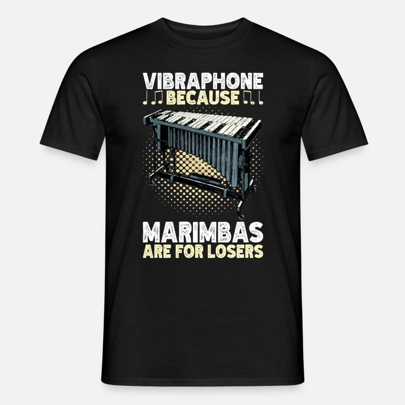 Vibraphon, vibraphonist - Men's T-shirt - black
