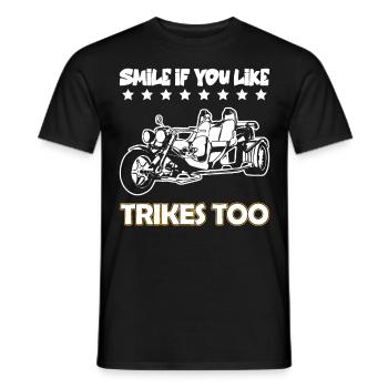 Triker Joke Trike Driver Trikes - Men's T-Shirt - black - Front - AI Model Male 178 light (178cm)