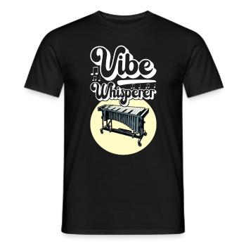 Vibraphon, vibraphoniste - T-shirt homme - noir - Devant - AI Model Male 178 light (178cm)
