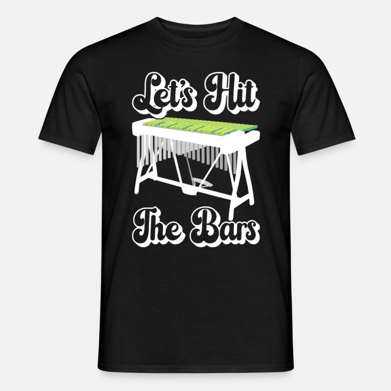 Vibraphon, vibraphonist - Men's T-shirt - black