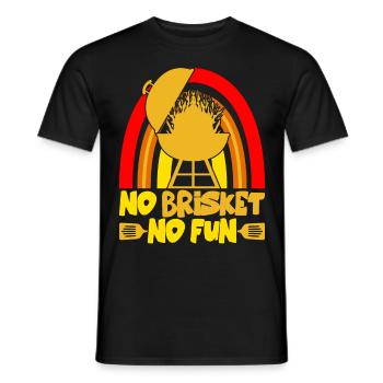 Barbecue Brisket Meat Steak BBQ Cook - Men's T-Shirt - black - Front - AI Model Male 178 light (178cm)