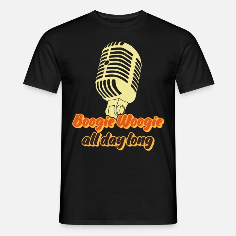 Boogie Woogie Dancing Swing - Männer T-Shirt - Schwarz