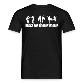 Boogie Woogie Dancing Danseur de swing - T-shirt homme - noir - Devant - AI Model Male 178 light (178cm)