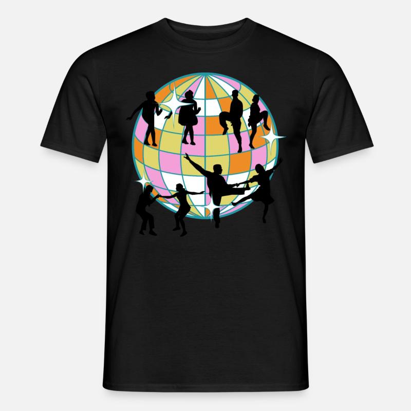 Boogie Woogie Dancer Swing Dancing - Männer T-Shirt - Schwarz