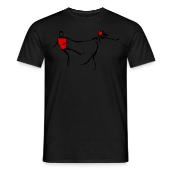Boogie Woogie Danseur de swing Danse - T-shirt homme - noir - Devant - AI Model Male 178 light (178cm)